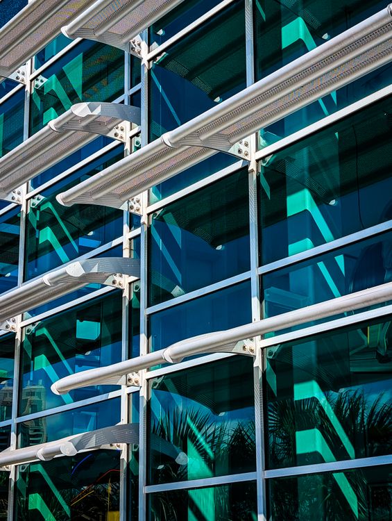 South Florida building with impact windows