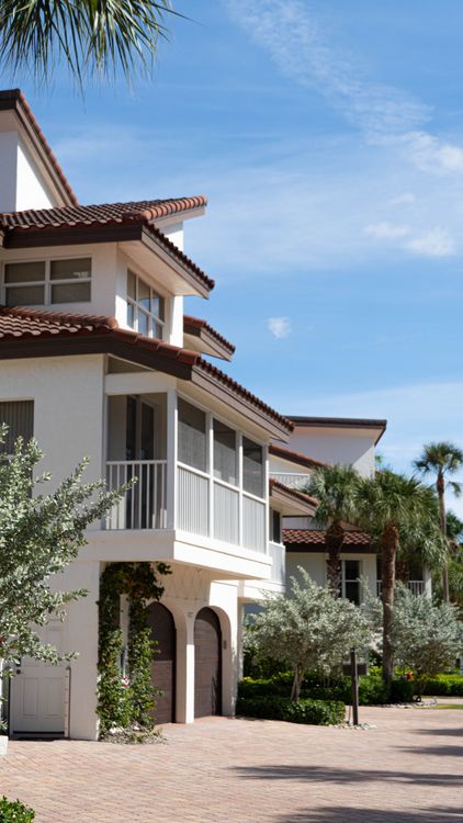 Delray Beach Florida coastline with homes
