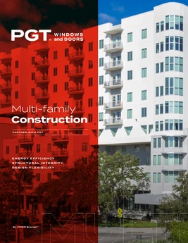 PGT Multi-Family Construction brochure cover