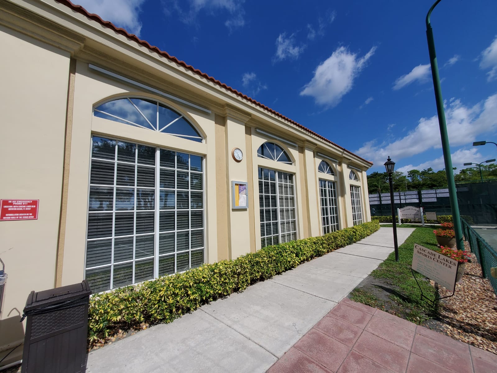 Commercial impact windows sports complex Deerfield Beach